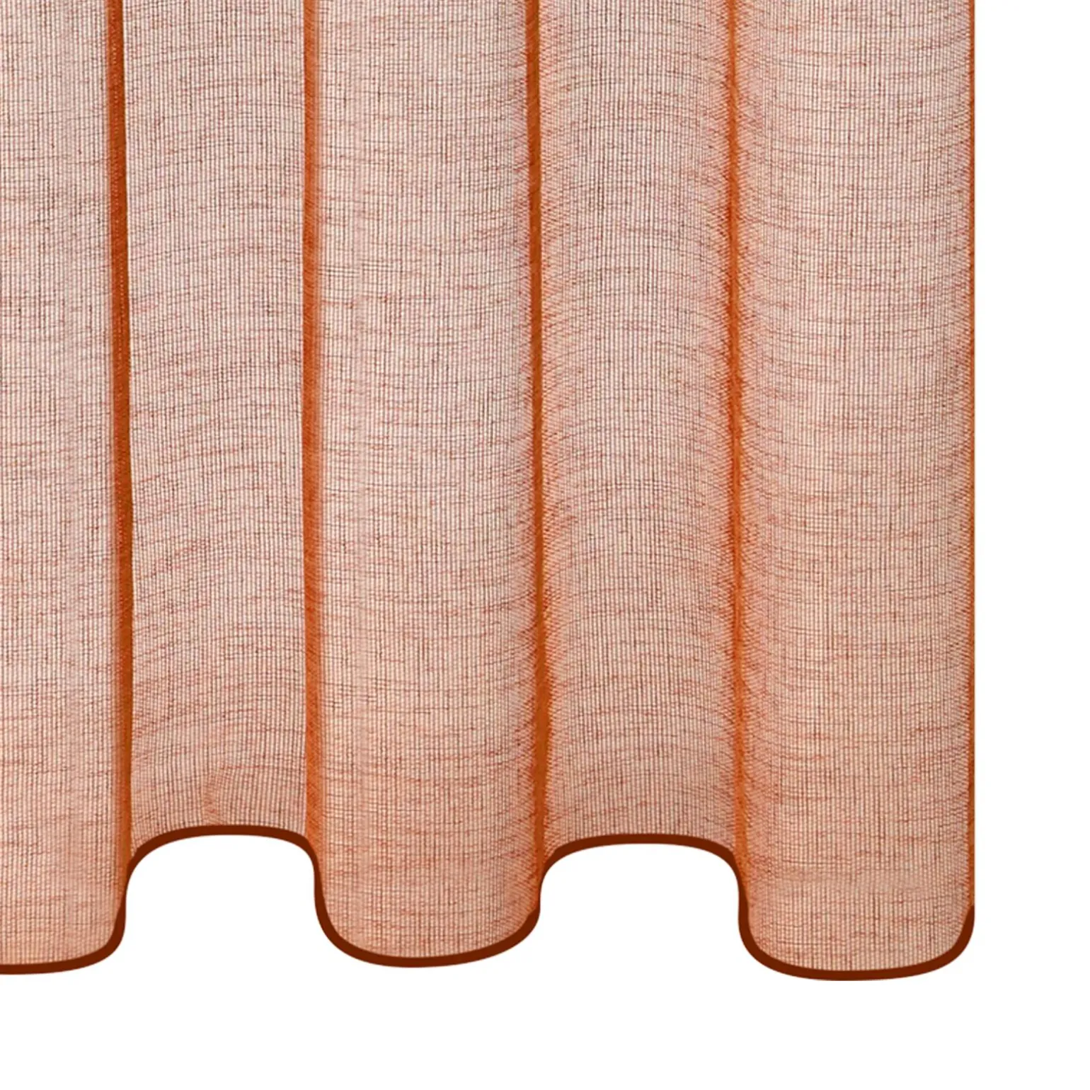 Voilage CANOAS coloris terre brulée 140 x 260 cm - 4MURS