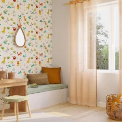 Voilage COLORS coloris ambre 140 x 260 cm - 4MURS