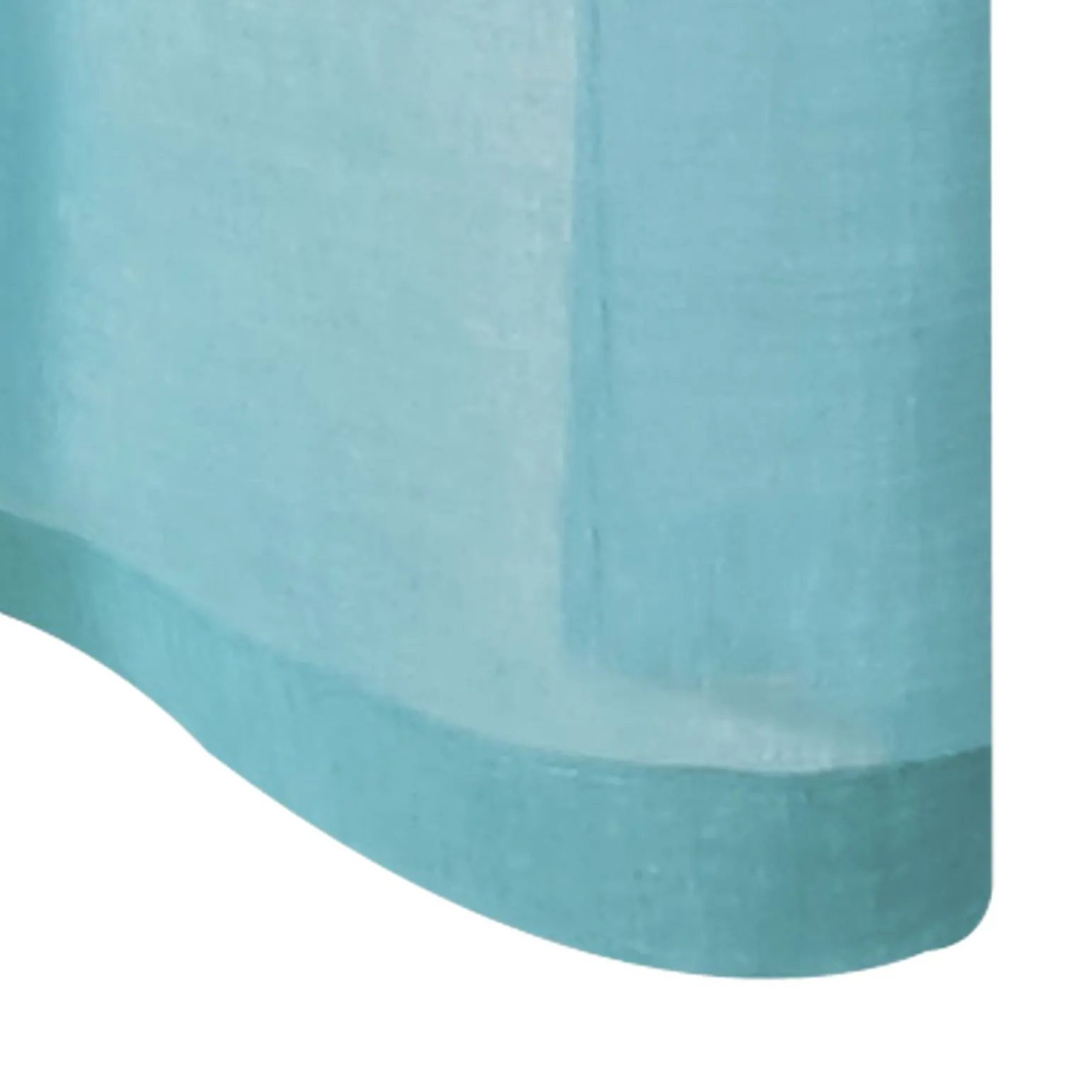 Voilage COLORS coloris bleu glacier 140 x 260 cm - 4MURS
