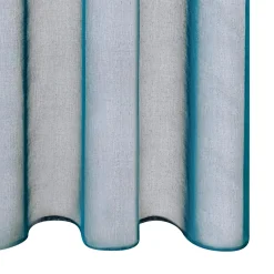 Voilage COLORS coloris bleu canard 140 x 260 cm - 4MURS