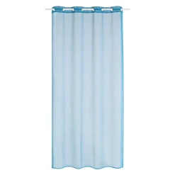 Voilage COLORS coloris bleu turquoise 140 x 260 cm - 4MURS