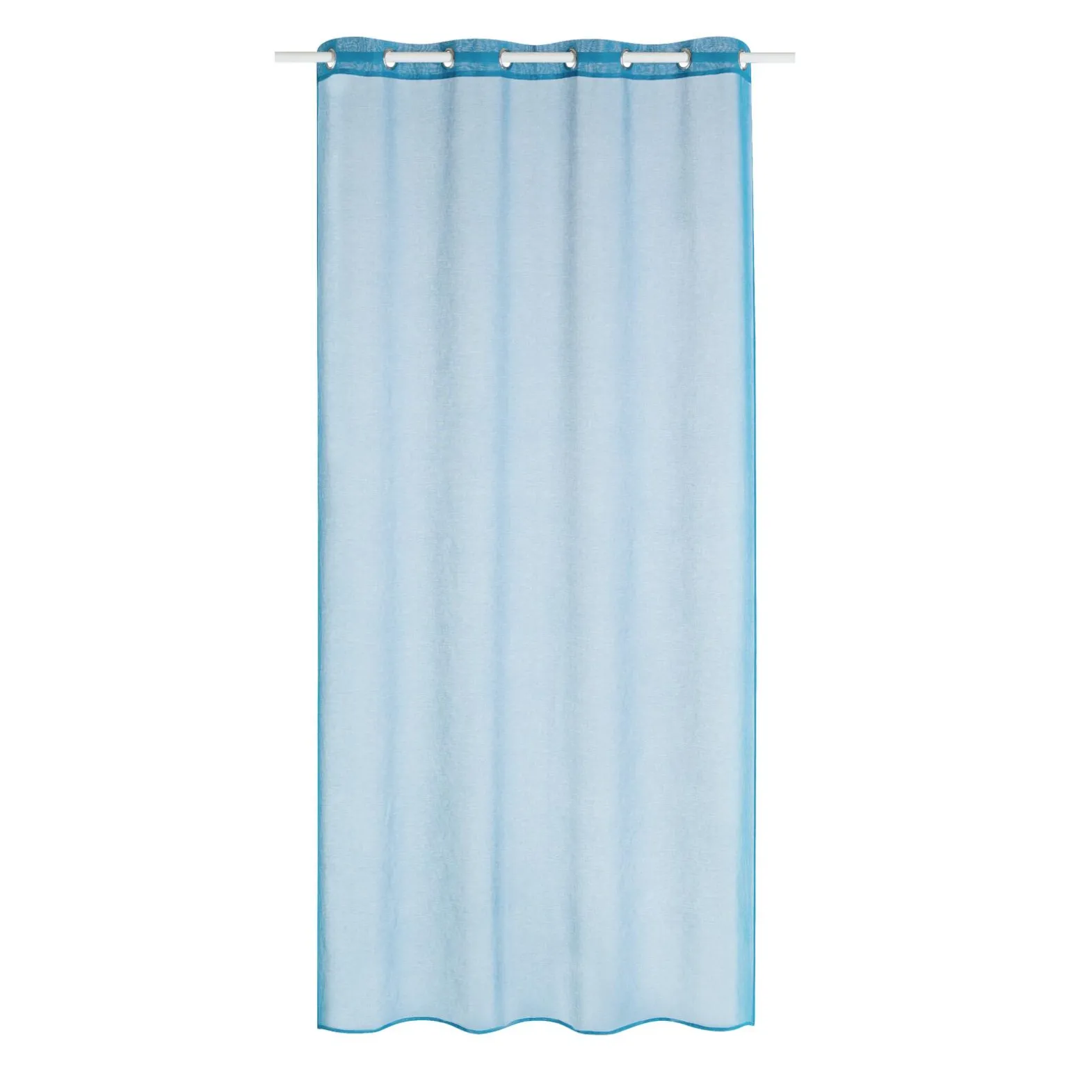 Voilage COLORS coloris bleu turquoise 140 x 260 cm - 4MURS