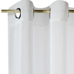 Voilage COLORS coloris blanc 140 x 260 cm - 4MURS