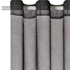 Voilage COLORS coloris noir 140 x 260 cm - 4MURS