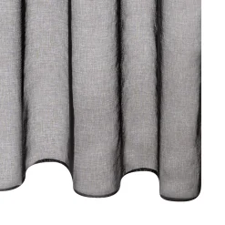 Voilage COLORS coloris noir 140 x 260 cm - 4MURS