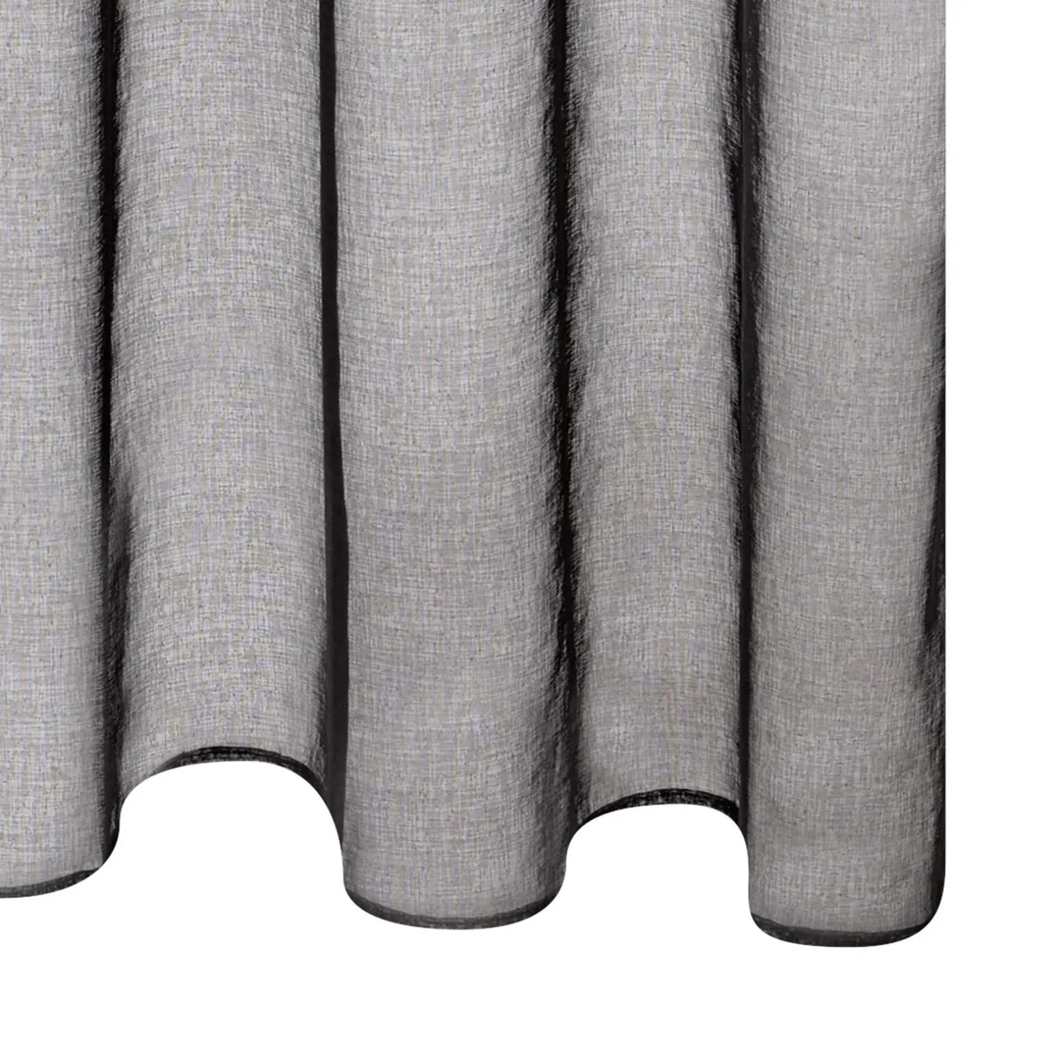 Voilage COLORS coloris noir 140 x 260 cm - 4MURS