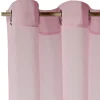 Voilage COLORS coloris rose pâle 140 x 260 cm - 4MURS