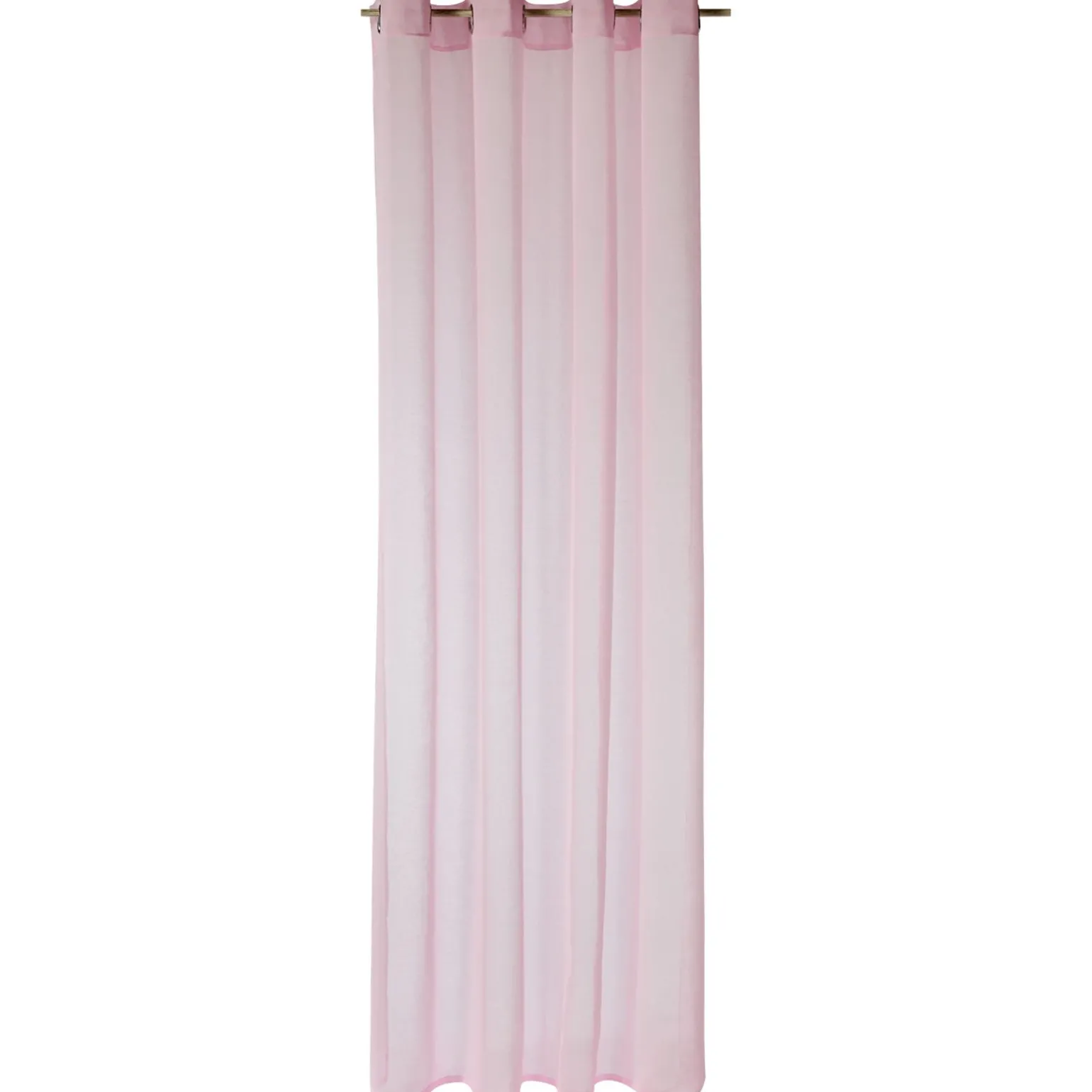 Voilage COLORS coloris rose pâle 140 x 260 cm - 4MURS