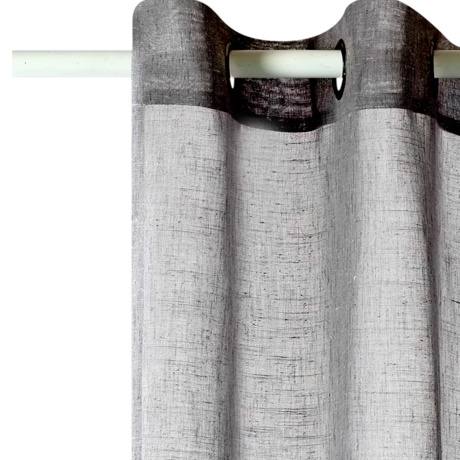 Voilage ENZOY coloris gris 140 x 240 cm - 4MURS