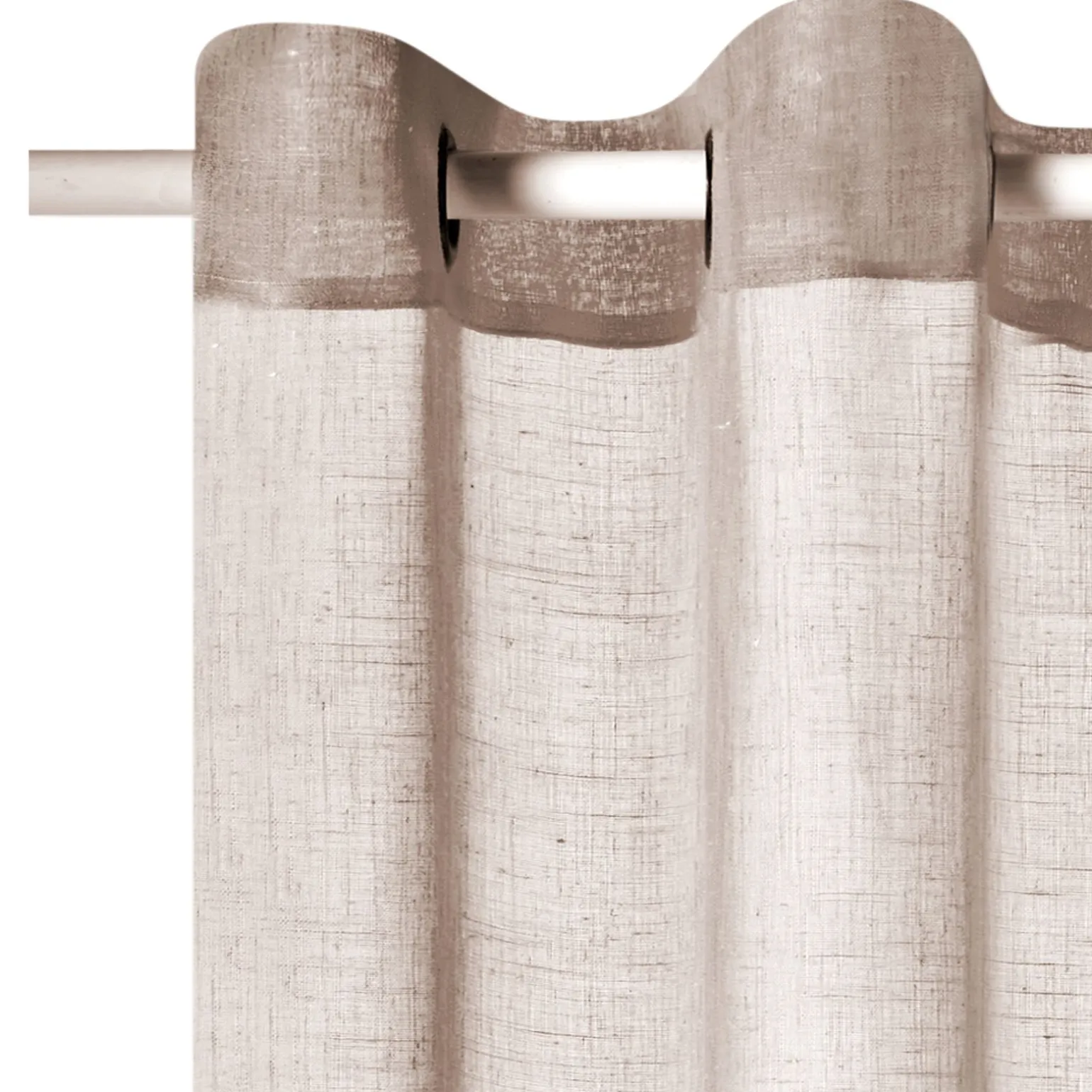 Voilage ENZOY coloris lin 140 x 240 cm - 4MURS