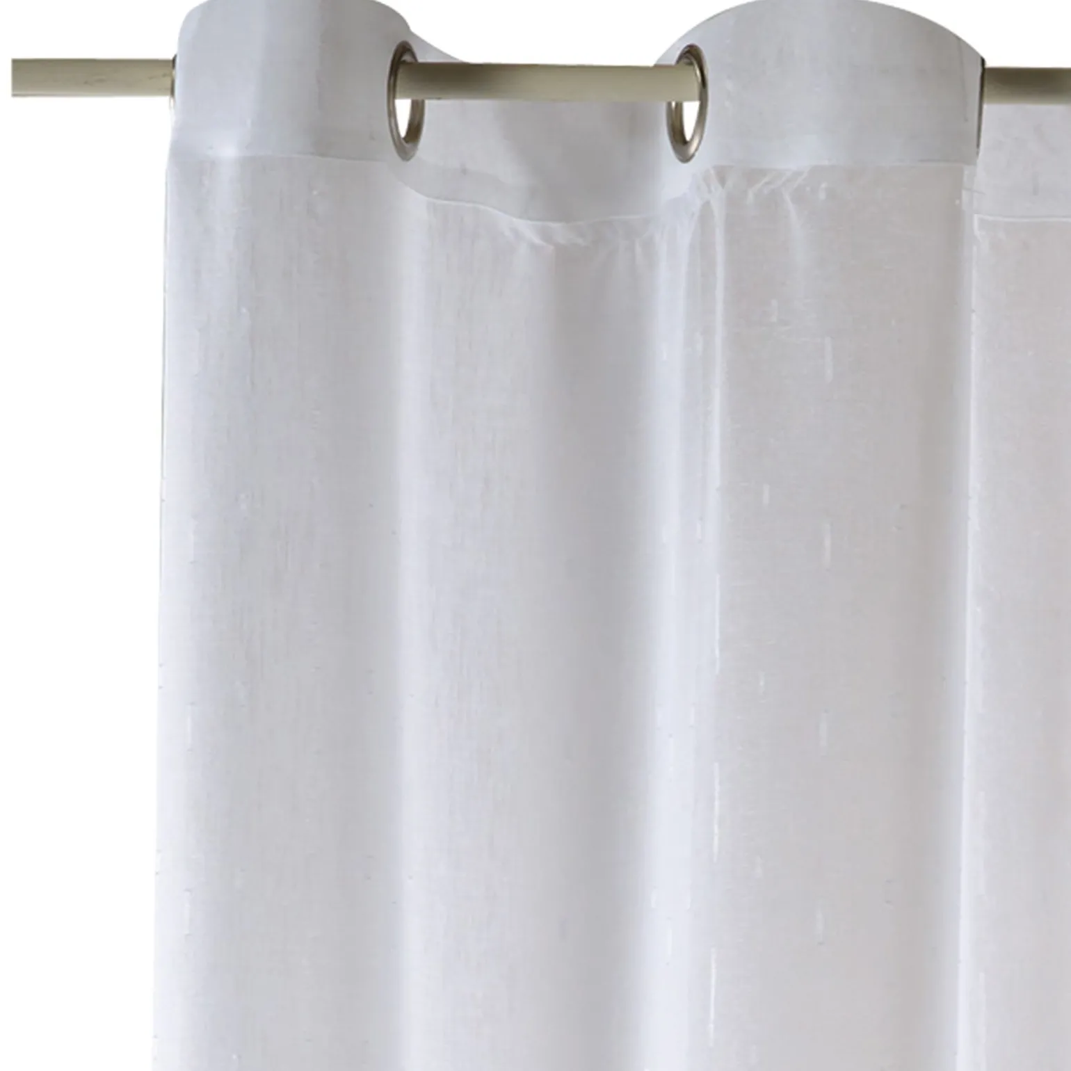 Voilage FILAMENT coloris blanc 140 x 240 cm - 4MURS