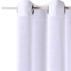 Voilage FLOT BLEU coloris blanc 145 x 240 cm - 4MURS