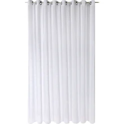 Voilage FLOT BLEU coloris blanc 300 x 240 cm - 4MURS