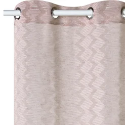 Voilage GHARDAIA coloris beige rosé 140 x 240 cm - 4MURS