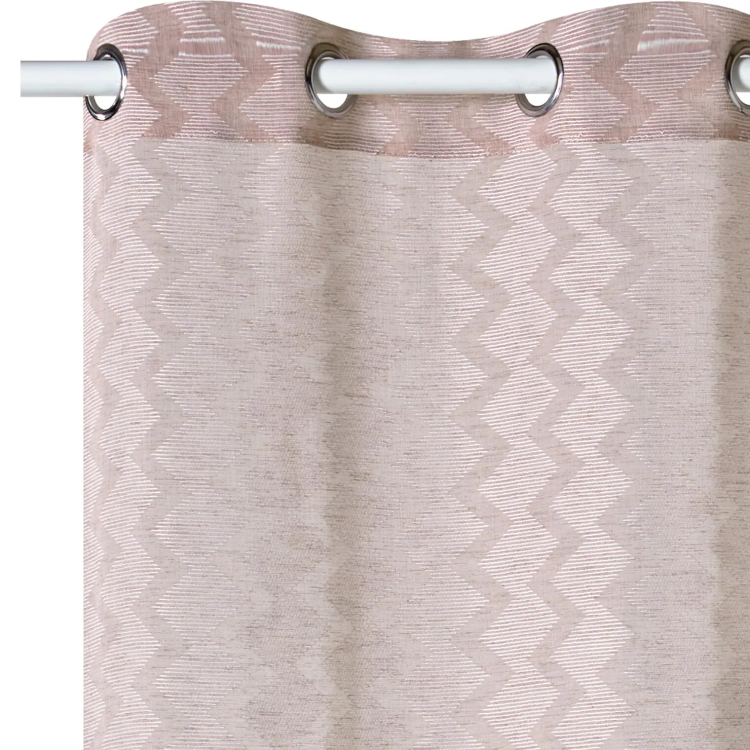 Voilage GHARDAIA coloris beige rosé 140 x 240 cm - 4MURS