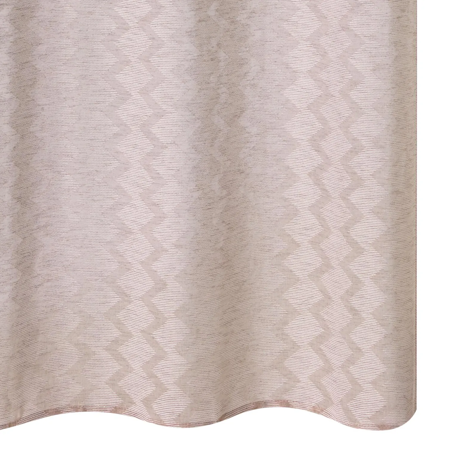 Voilage GHARDAIA coloris beige rosé 140 x 240 cm - 4MURS