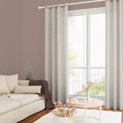Voilage GRIMALDI coloris gris 140 x 240 cm - 4MURS