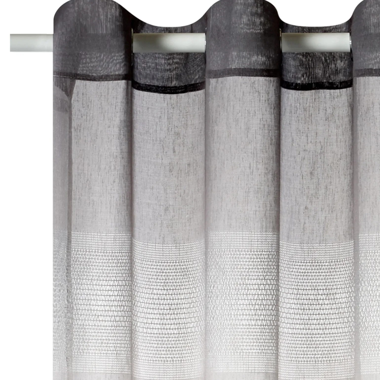 Voilage HELIOS coloris gris 140 x 240 cm - 4MURS