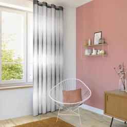 Voilage HELIOS coloris gris 140 x 240 cm - 4MURS