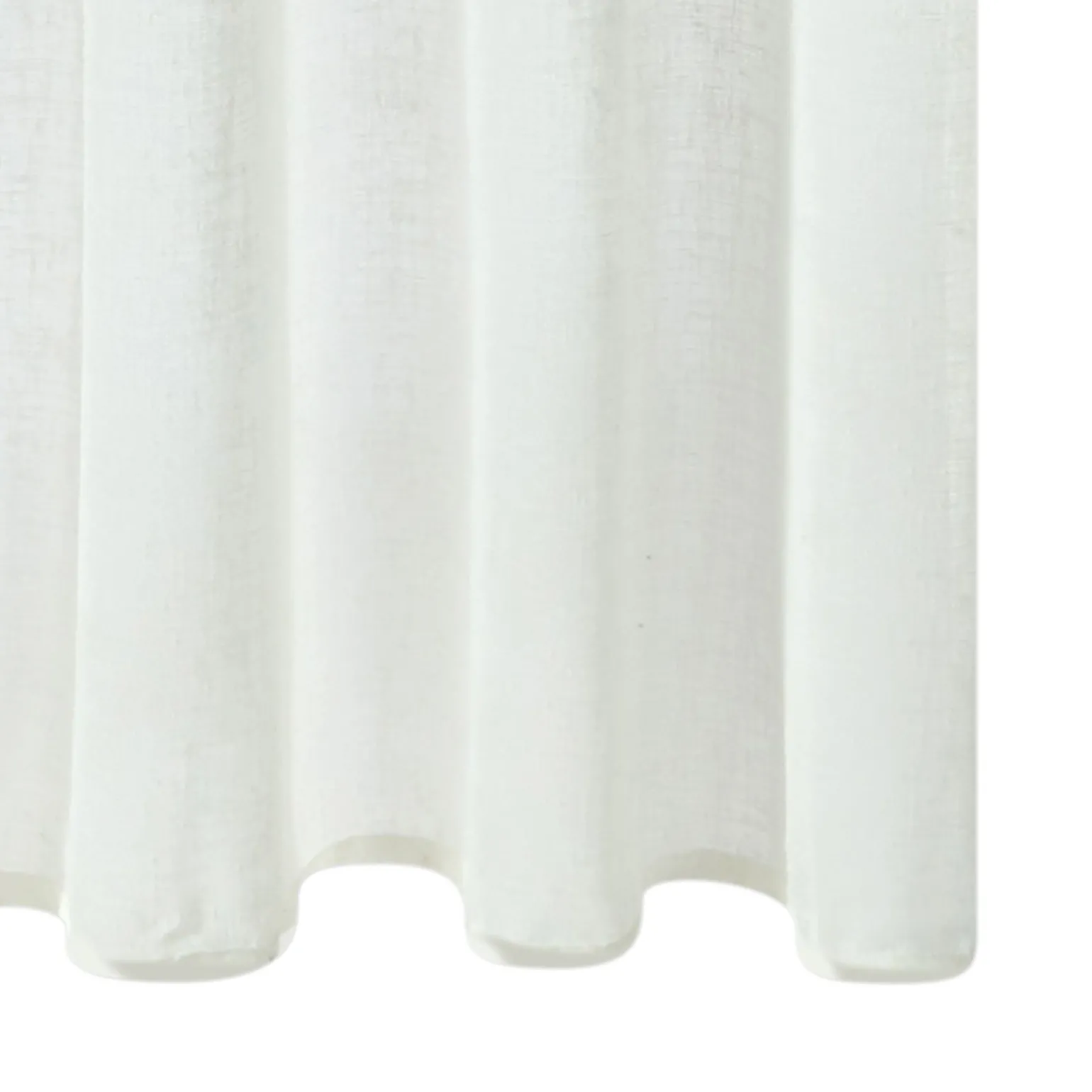 Voilage IRIBE coloris blanc 140 x 240 cm - 4MURS