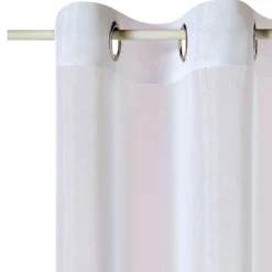 Voilage IRISE coloris blanc 140 x 240 cm - 4MURS