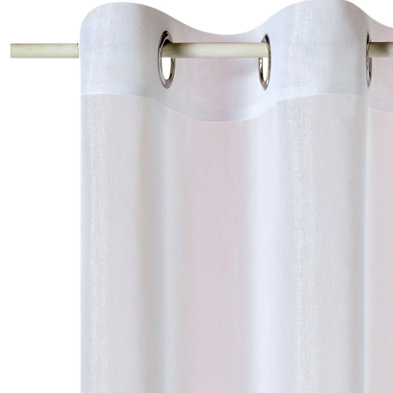 Voilage IRISE coloris blanc 140 x 240 cm - 4MURS
