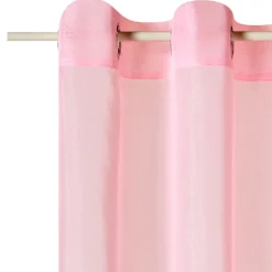 Voilage IRISE coloris rose pastel 140 x 240 cm - 4MURS