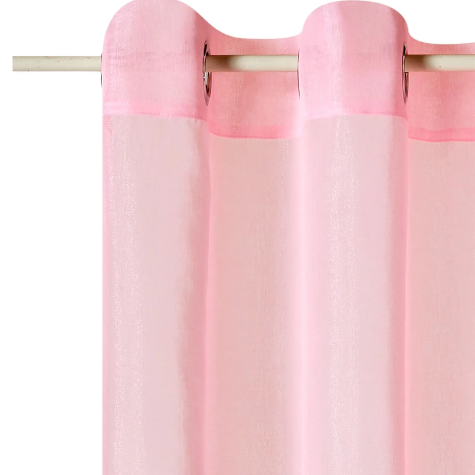 Voilage IRISE coloris rose pastel 140 x 240 cm - 4MURS