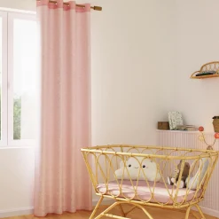 Voilage IRISE coloris rose pastel 140 x 240 cm - 4MURS