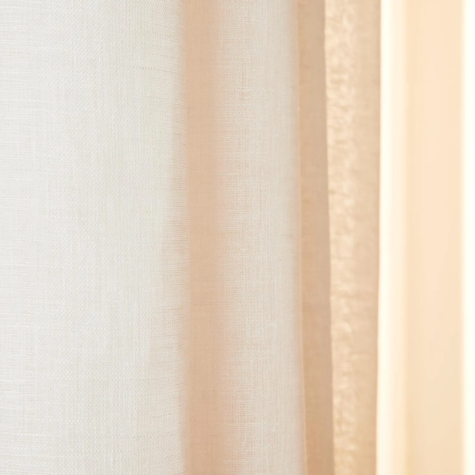 Voilage Lin ECCI coloris kaki 140 x 280 cm - 4MURS