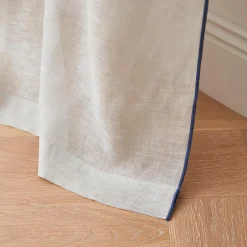 Voilage Lin ECCI coloris indigo 140 x 280 cm - 4MURS
