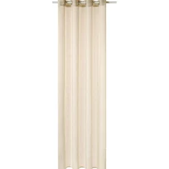 Voilage Lin GHIANA coloris beige 140 x 260 cm - 4MURS