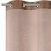 Voilage Lin LINAE coloris rose nude 140 x 260 cm - 4MURS