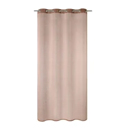 Voilage Lin LINAE coloris rose nude 140 x 260 cm - 4MURS