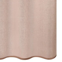 Voilage Lin LINAE coloris rose nude 140 x 260 cm - 4MURS