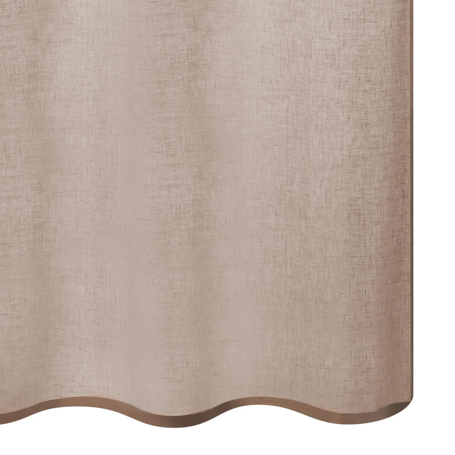 Voilage Lin LINAE coloris santal 140 x 260 cm - 4MURS