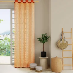 Voilage LIUM coloris ambre 140 x 240 cm - 4MURS