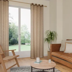 Voilage LIUM coloris chanvre 140 x 240 cm - 4MURS