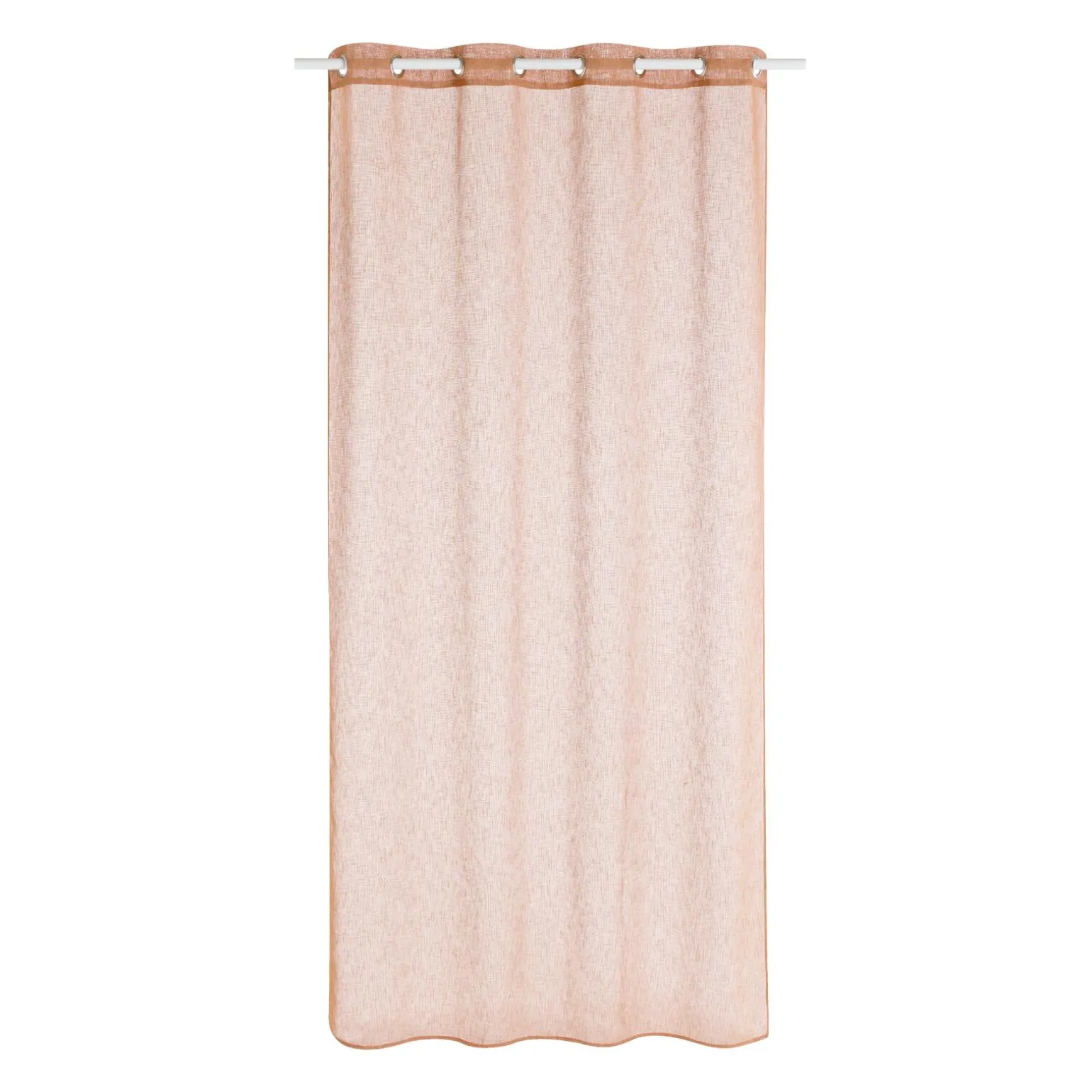 Voilage LOOM coloris camel 140 x 240 cm - 4MURS