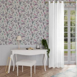 Voilage MIA coloris blanc 140 x 240 cm - 4MURS