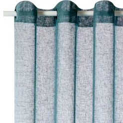 Voilage MICAO coloris bleu pétrole 145 x 240 cm - 4MURS