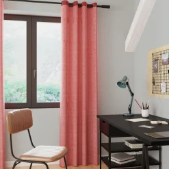 Voilage NOLAN coloris poterie 140 x 240 cm - 4MURS