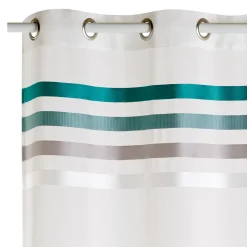 Voilage OSYA coloris bleu paon 140 x 240 cm - 4MURS