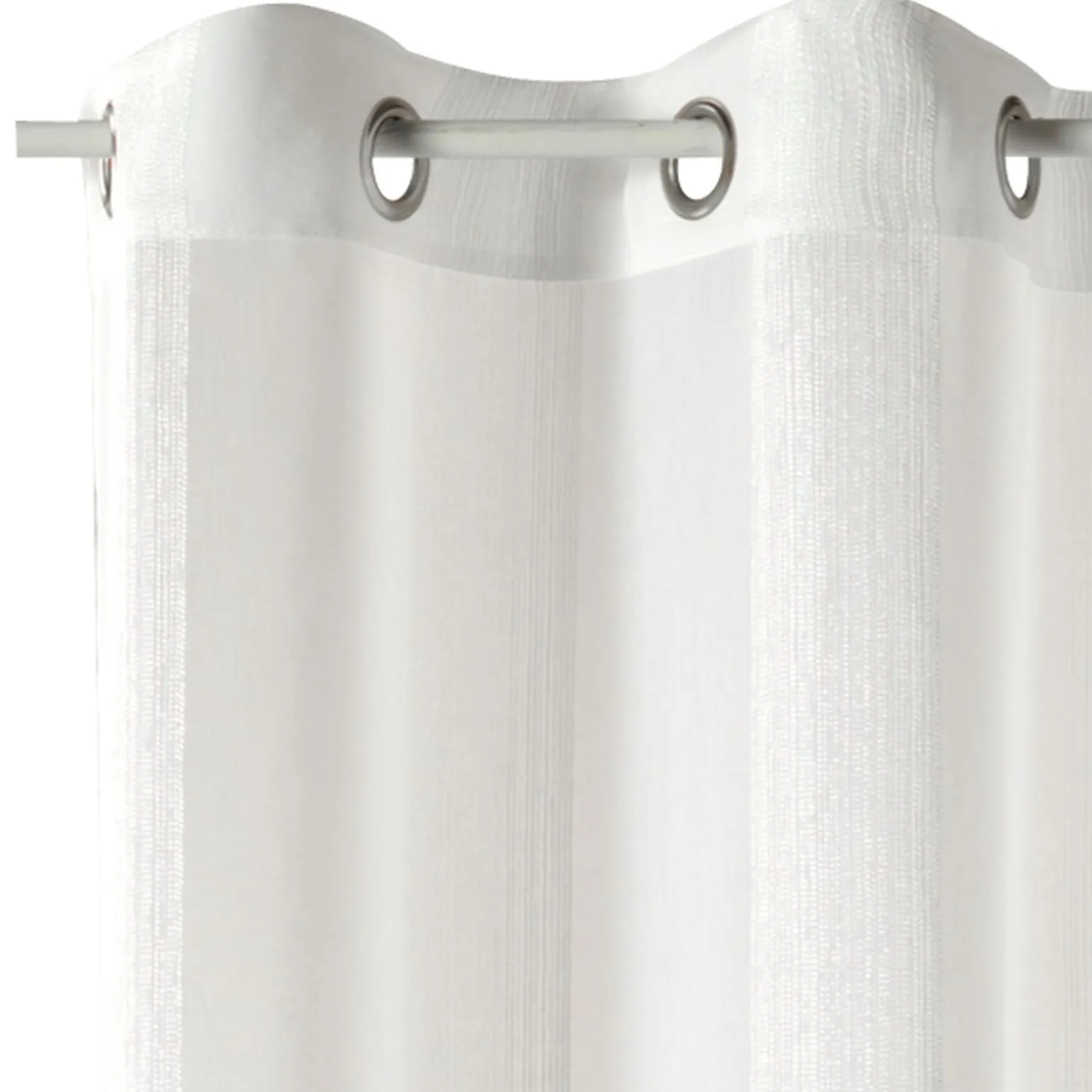 Voilage PINGALA coloris blanc 140 x 240 cm - 4MURS