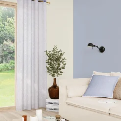 Voilage PROCIDA coloris indigo 140 x 240 cm - 4MURS
