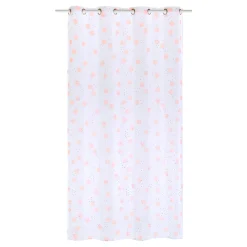 Voilage PUNTINI coloris pêche 140 x 240 cm - 4MURS