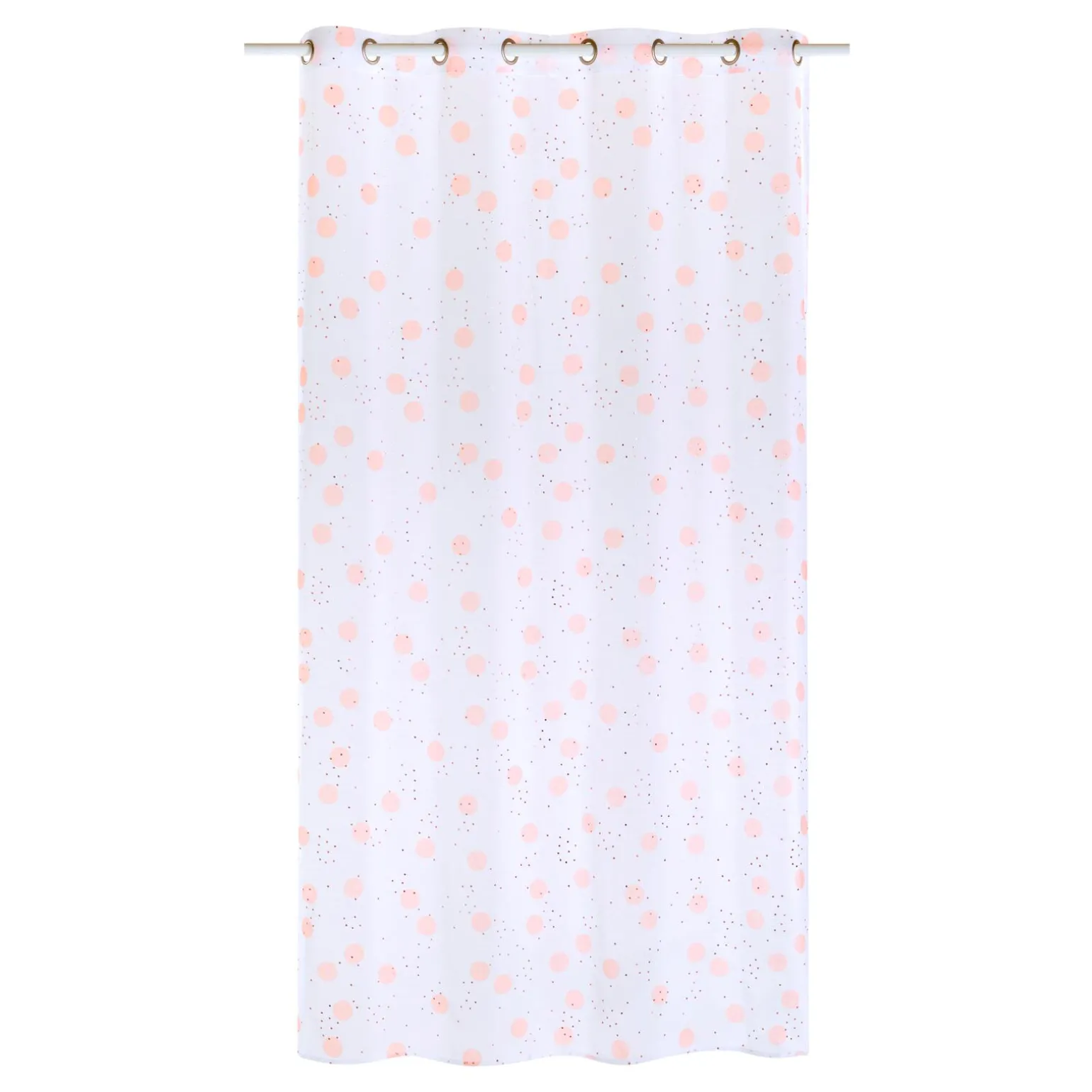Voilage PUNTINI coloris pêche 140 x 240 cm - 4MURS