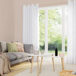 Voilage RIGA coloris vert 140 x 240 cm - 4MURS