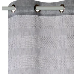 Voilage SAFI coloris gris 140 x 260 cm - 4MURS