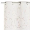 Voilage SCHIZZO coloris lin 140 x 240 cm - 4MURS
